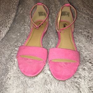 Cute pink sandals